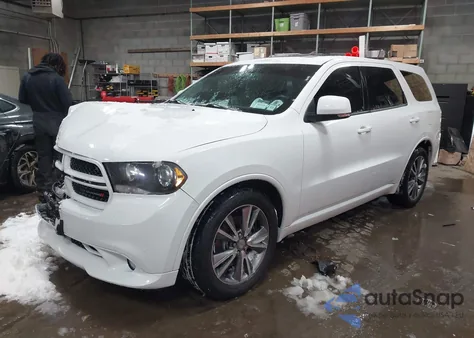 2013 Dodge Durango R/T z USA, uszkodzony, nr VIN 1C4SDJCT9DC668120